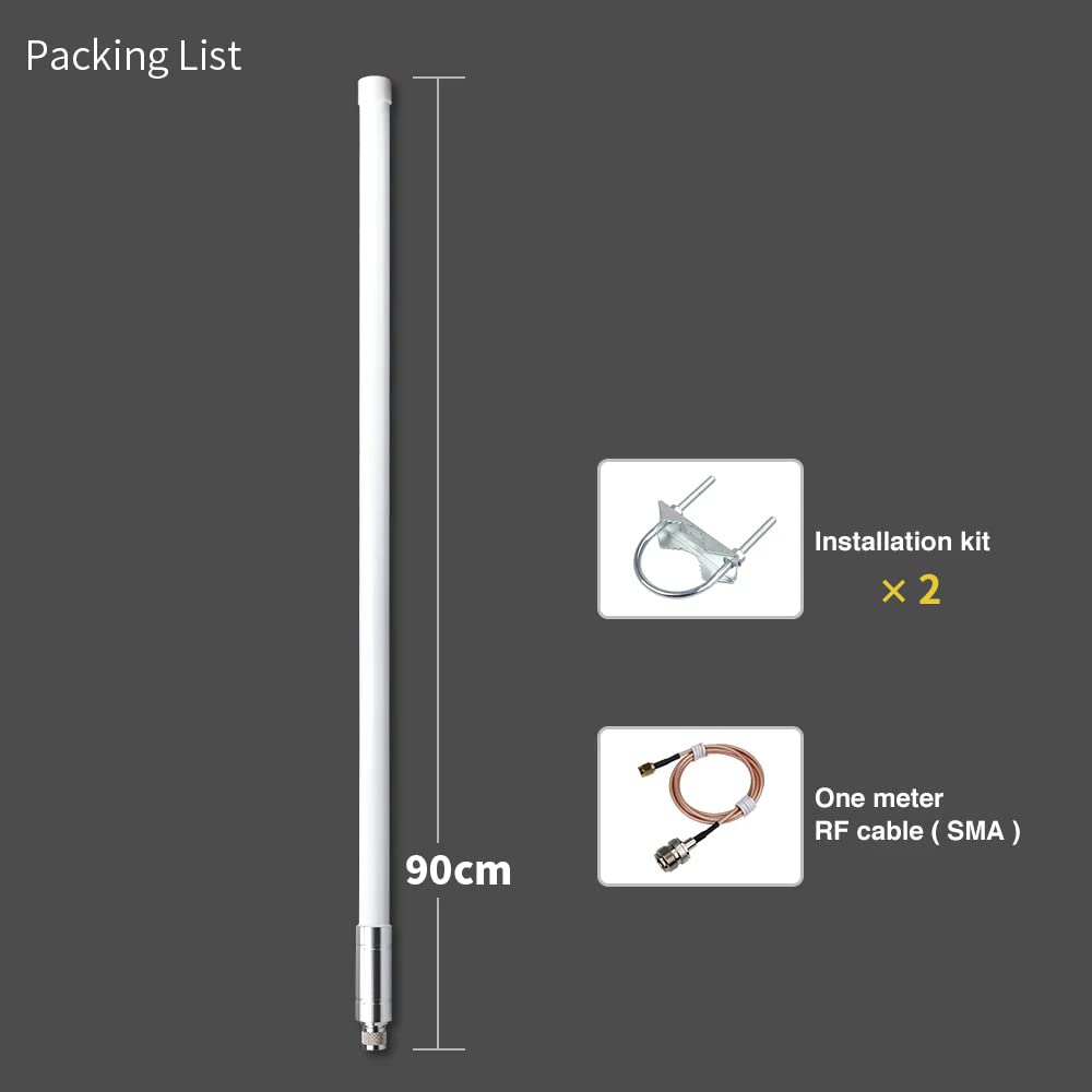 915MHz 8dBi Omni-Directional LoRa Gateway Antenna O957912