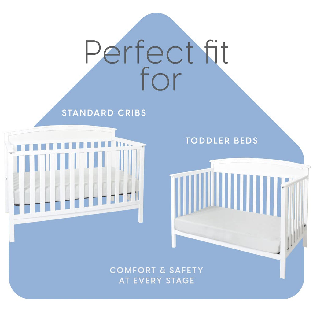 Memory Foam Crib Mattress, 100% Cotton Cover U31061