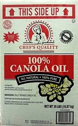Canola Frying Oil, 35 Pound H1945
