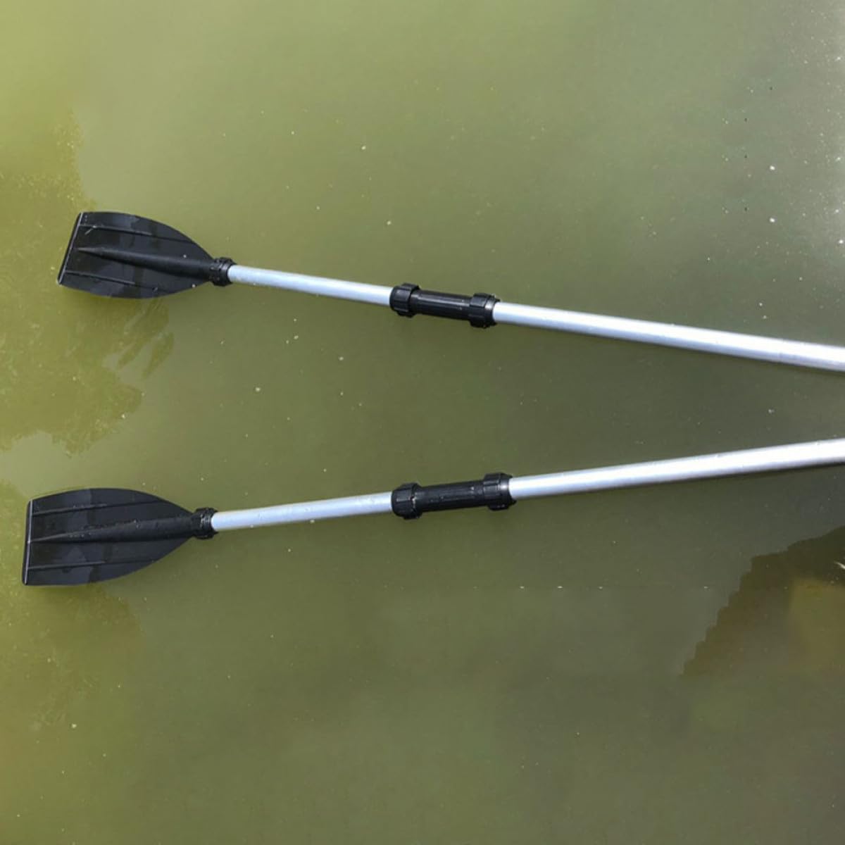 2pcs Portable Telescopic Aluminum Alloy Kayak Paddle X51127