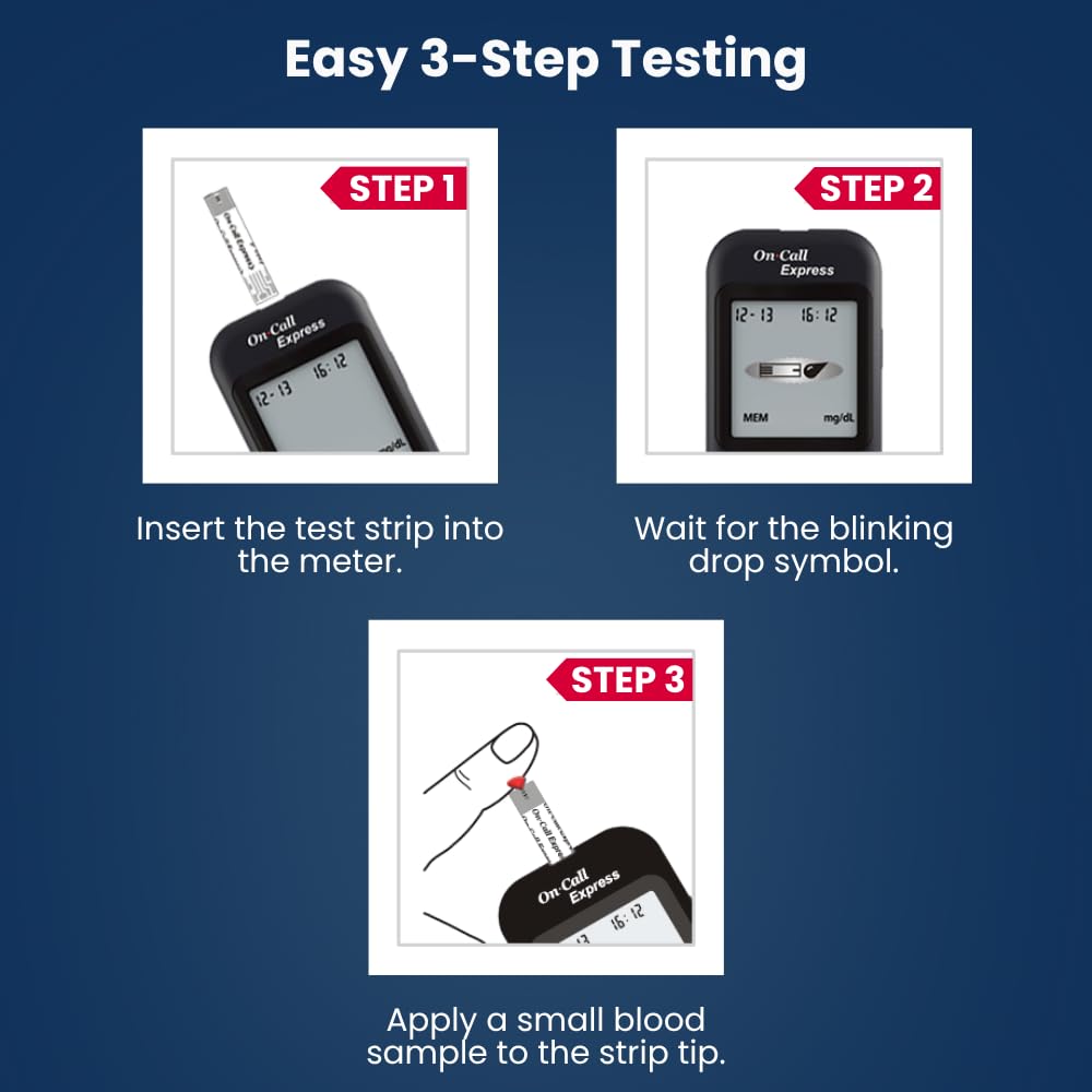 Blood Glucose Test Strips 50 Count Q3992