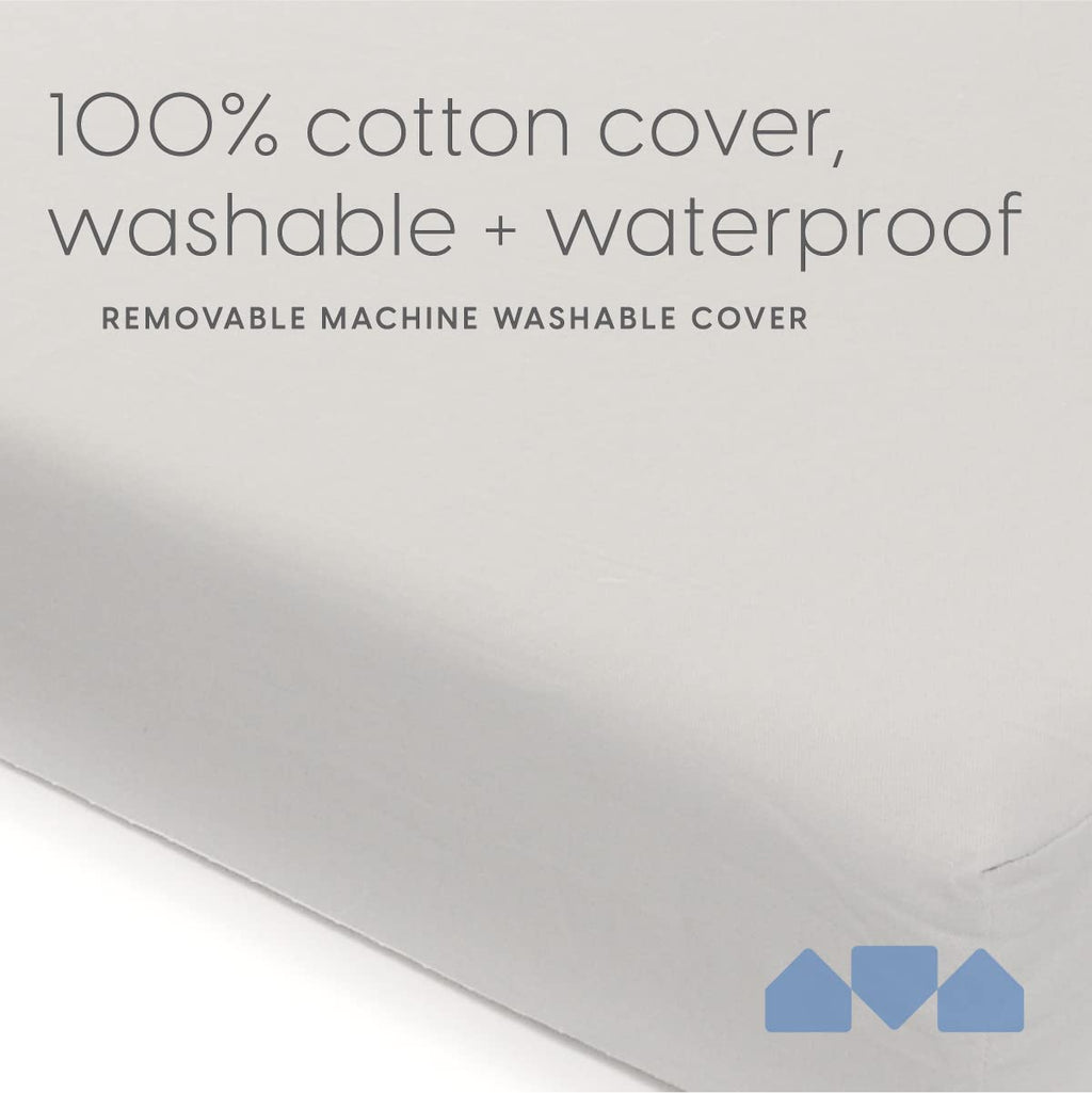 Memory Foam Crib Mattress, 100% Cotton Cover U31061