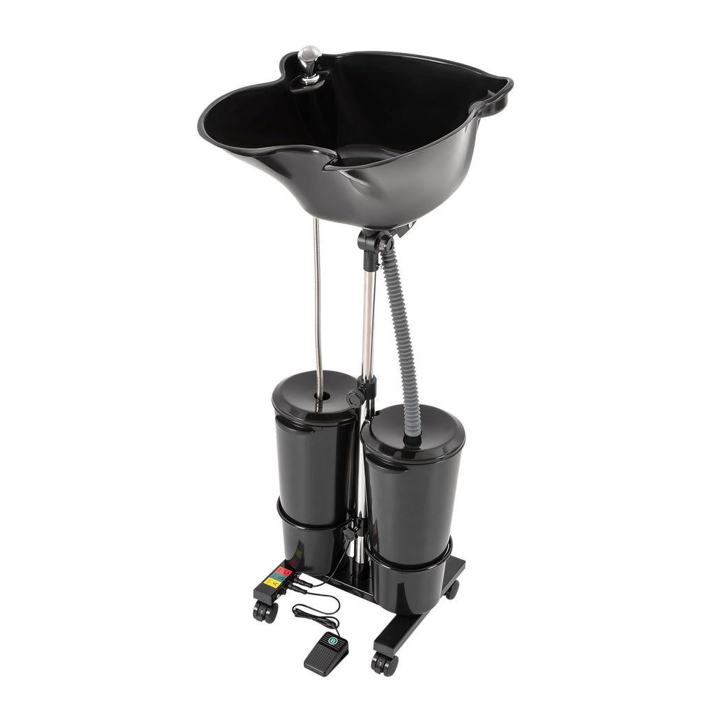 Portable Plastic Shampoo Unit with Electric Pump D5642