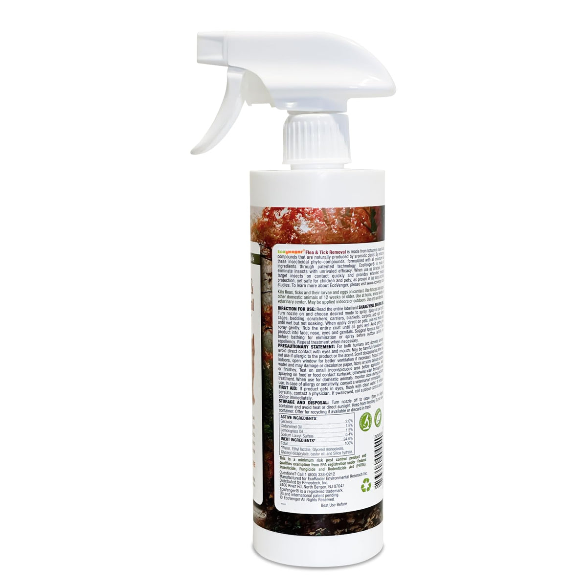 Flea & Tick Removal Spray 16oz J4995