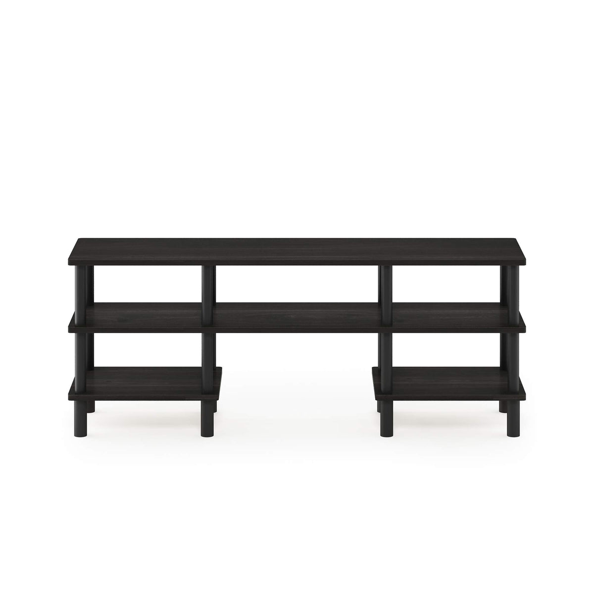 Black Espresso 3-Tier TV Stand A25348