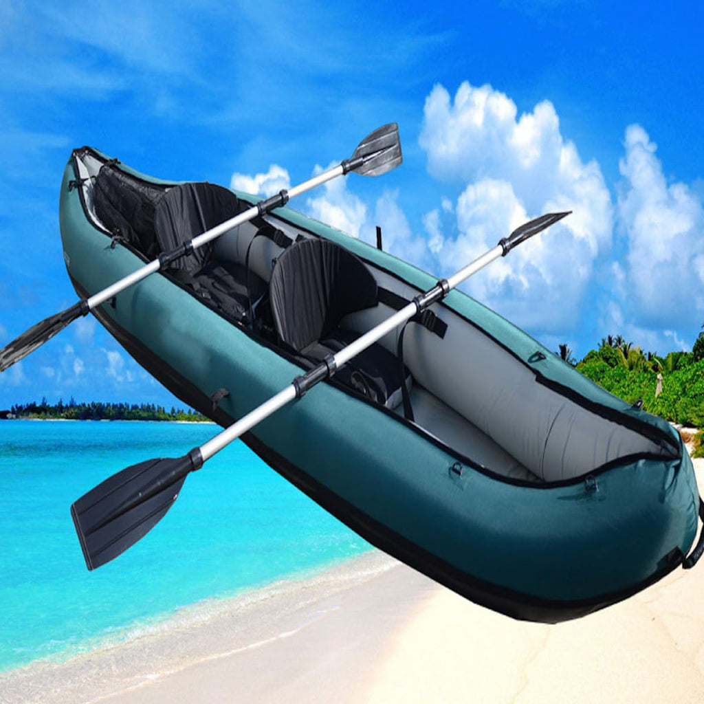 2pcs Portable Telescopic Aluminum Alloy Kayak Paddle X51127