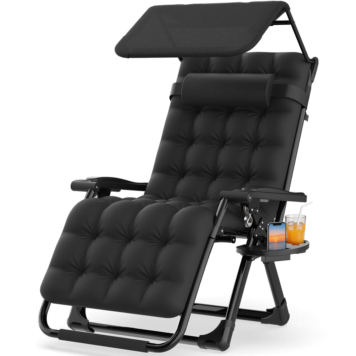 Zero Gravity Reclining Camping Chair with Canopy X473