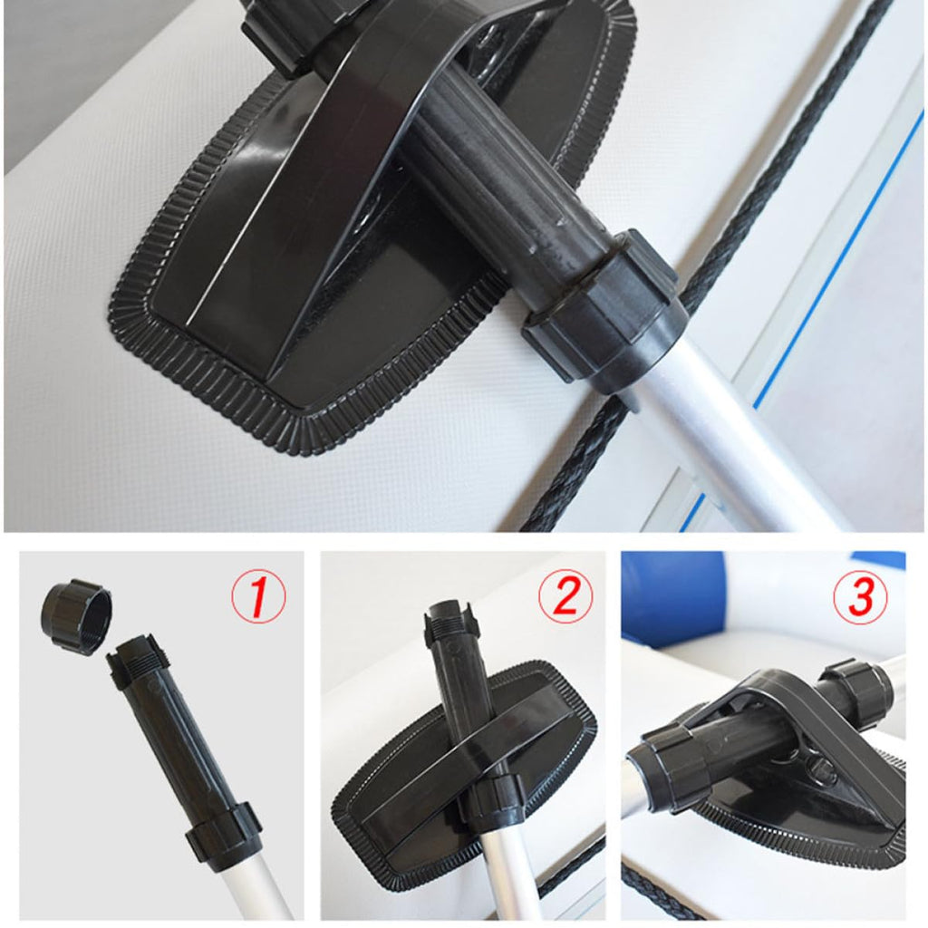 2pcs Portable Telescopic Aluminum Alloy Kayak Paddle X51127