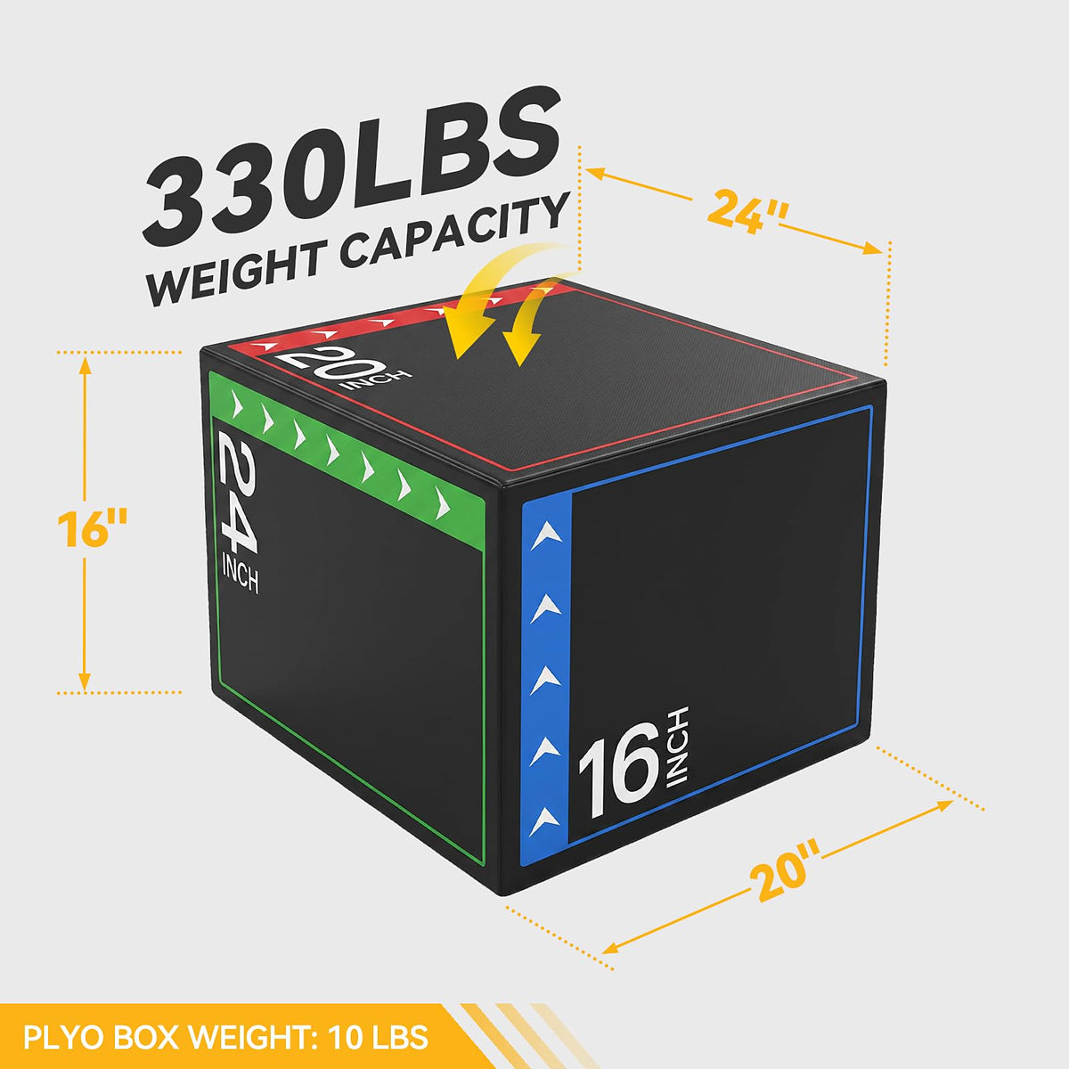 3 in 1 Plyometric Jump Box S92495