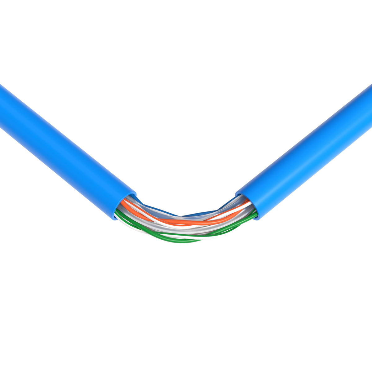 1000ft Plenum CMP CAT6 Solid Cable Blue C44444