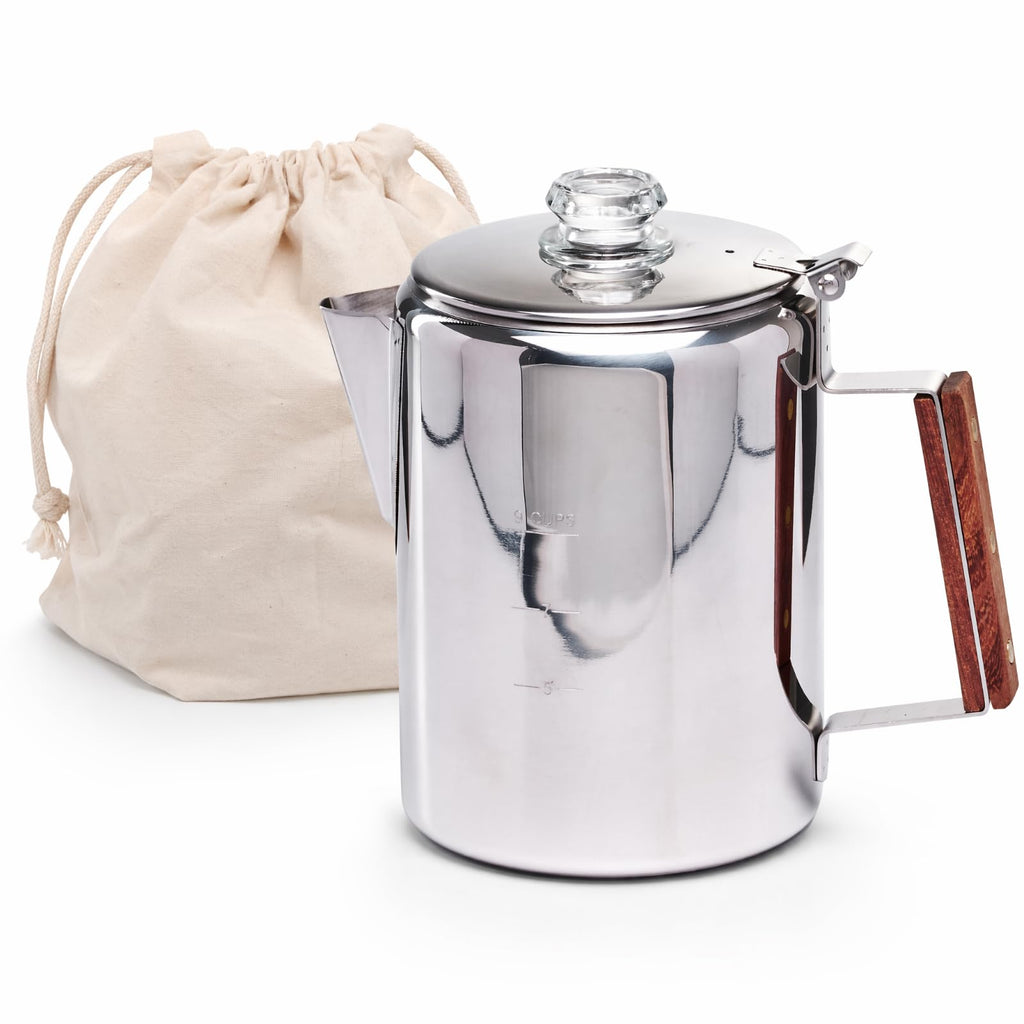 Stainless Steel 9 Cup Camping Coffee Percolator G86017