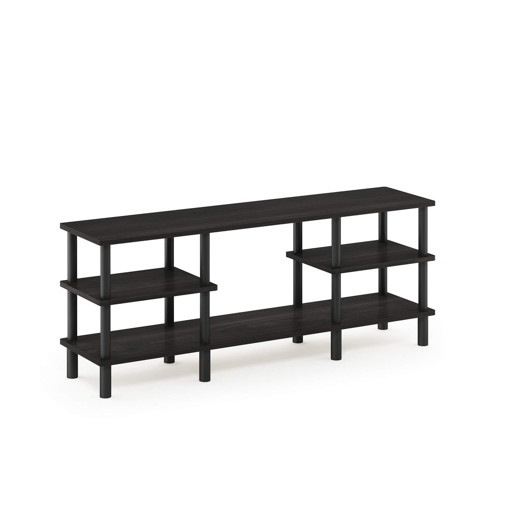 Black Espresso 3-Tier TV Stand A25348