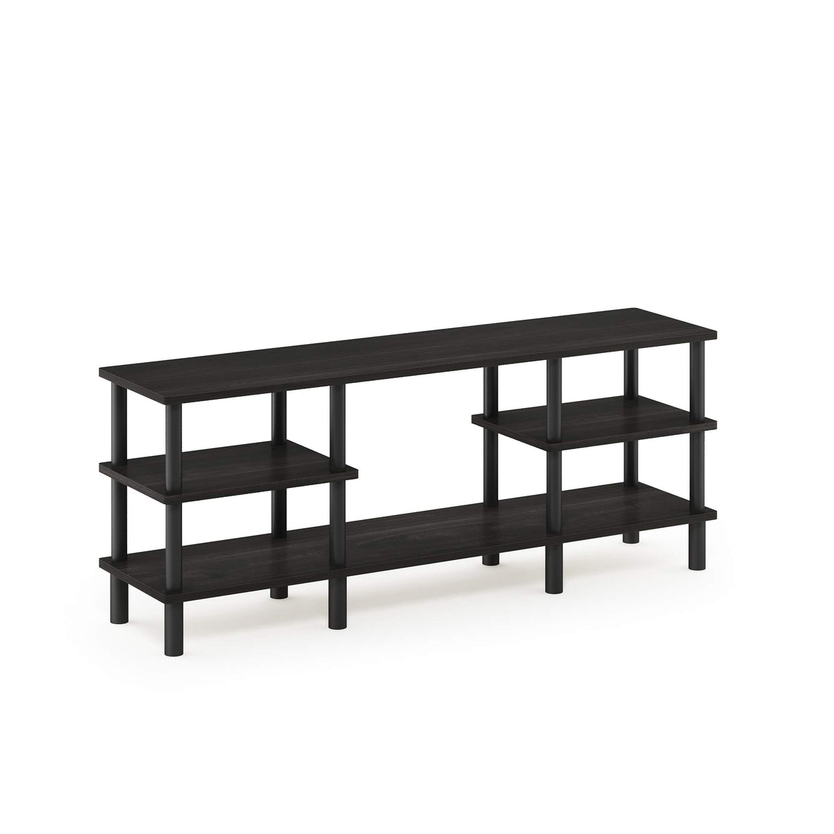 Black Espresso 3-Tier TV Stand A25348