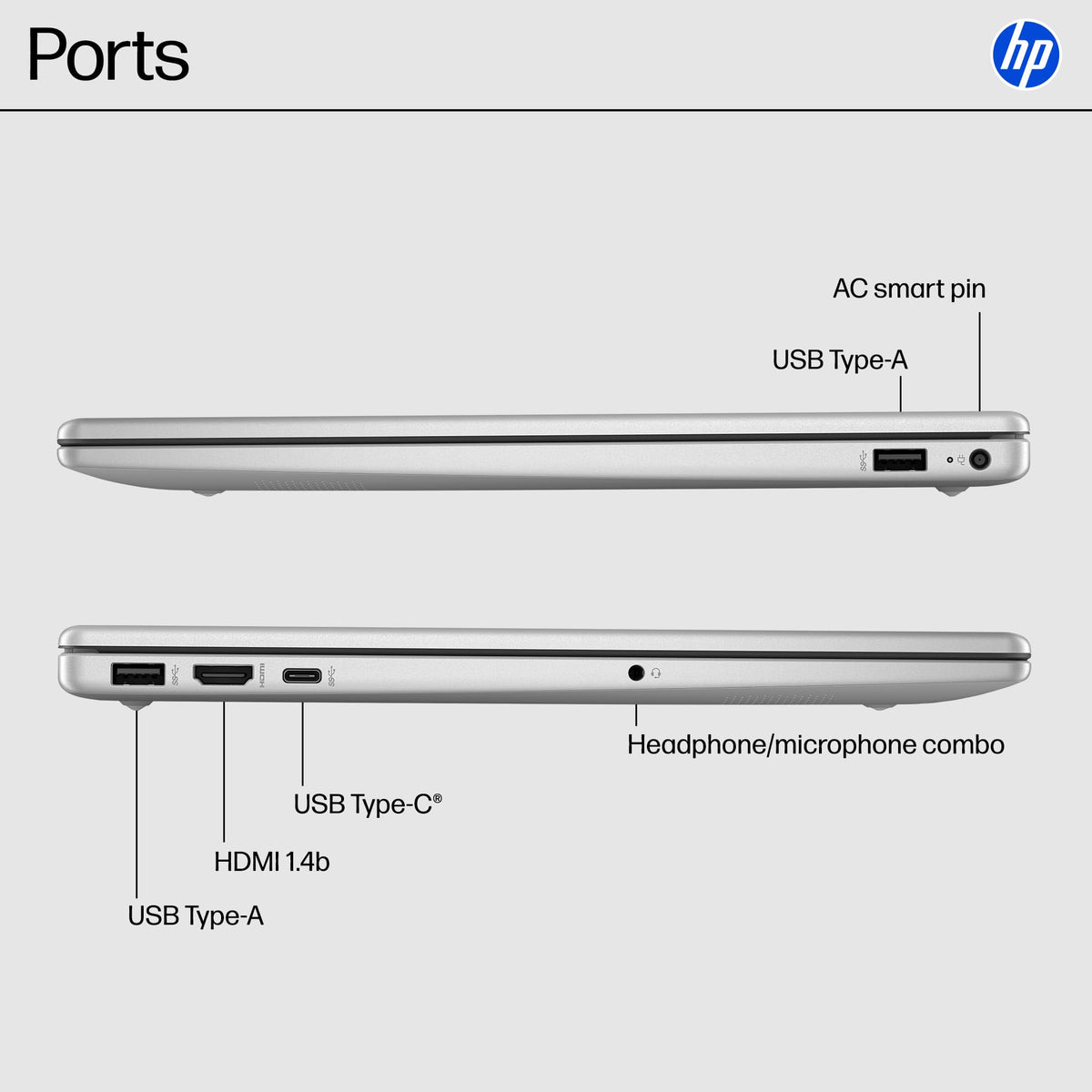 15.6 inch Laptop, AMD Ryzen 7, 8 GB RAM, 512 GB SSD, Natural Silver S8544