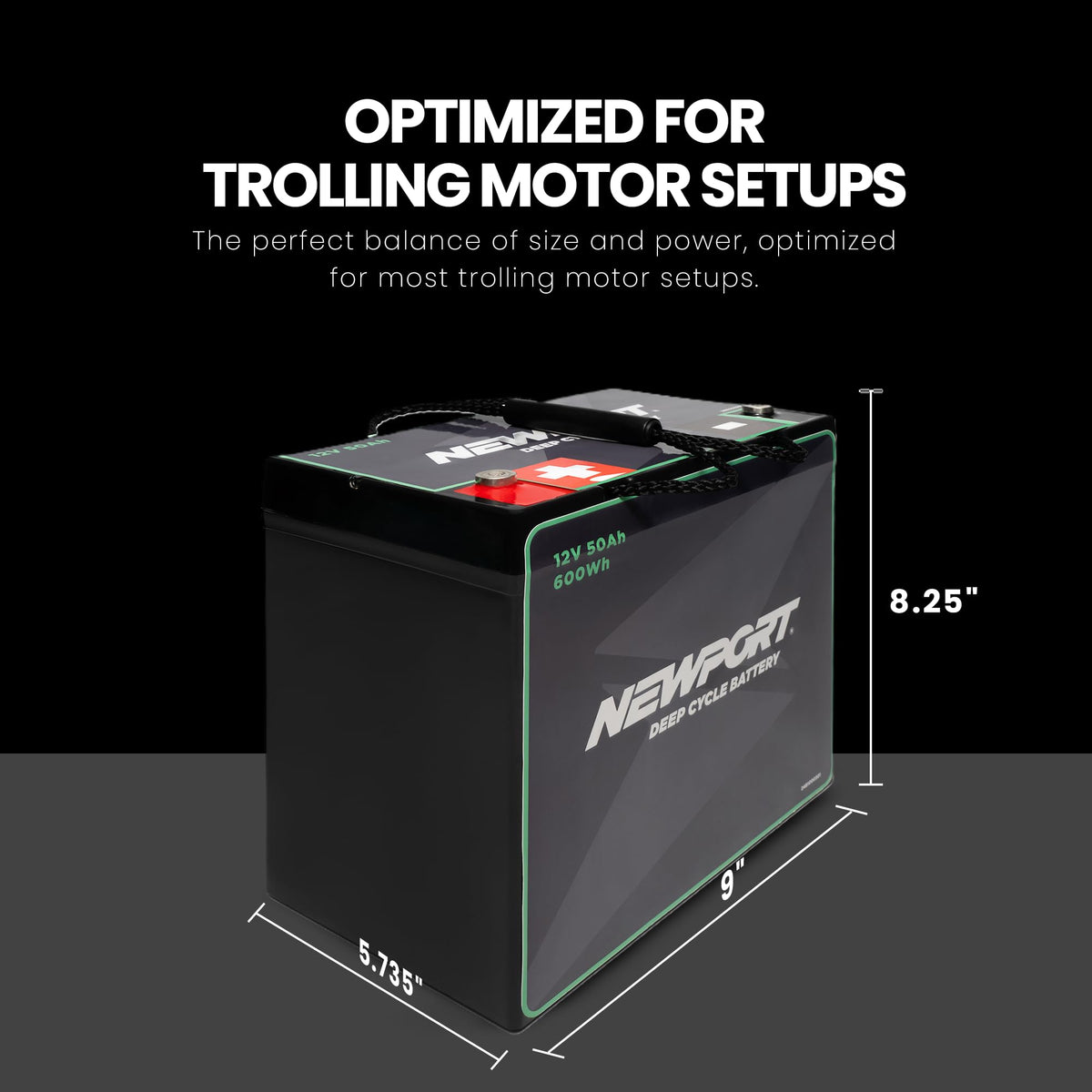 12V50Ah Deep Cycle Sealed AGM Marine Battery S291556