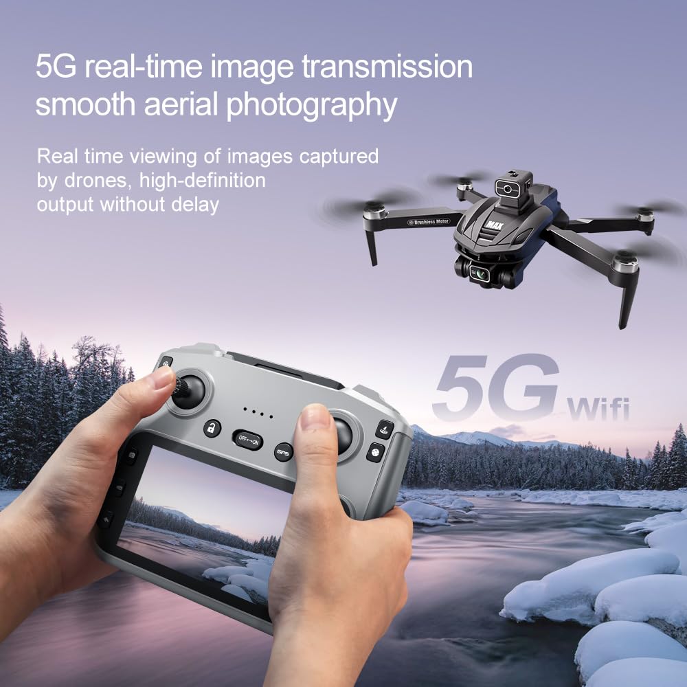 4K Camera GPS Drone with 4.5" LCD Controller J8875