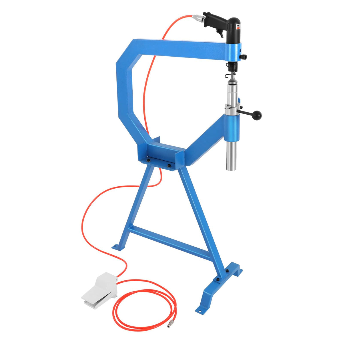 Pneumatic Planishing Hammer Metal Shaping Tool Set with 3 Anvil Dies S1480