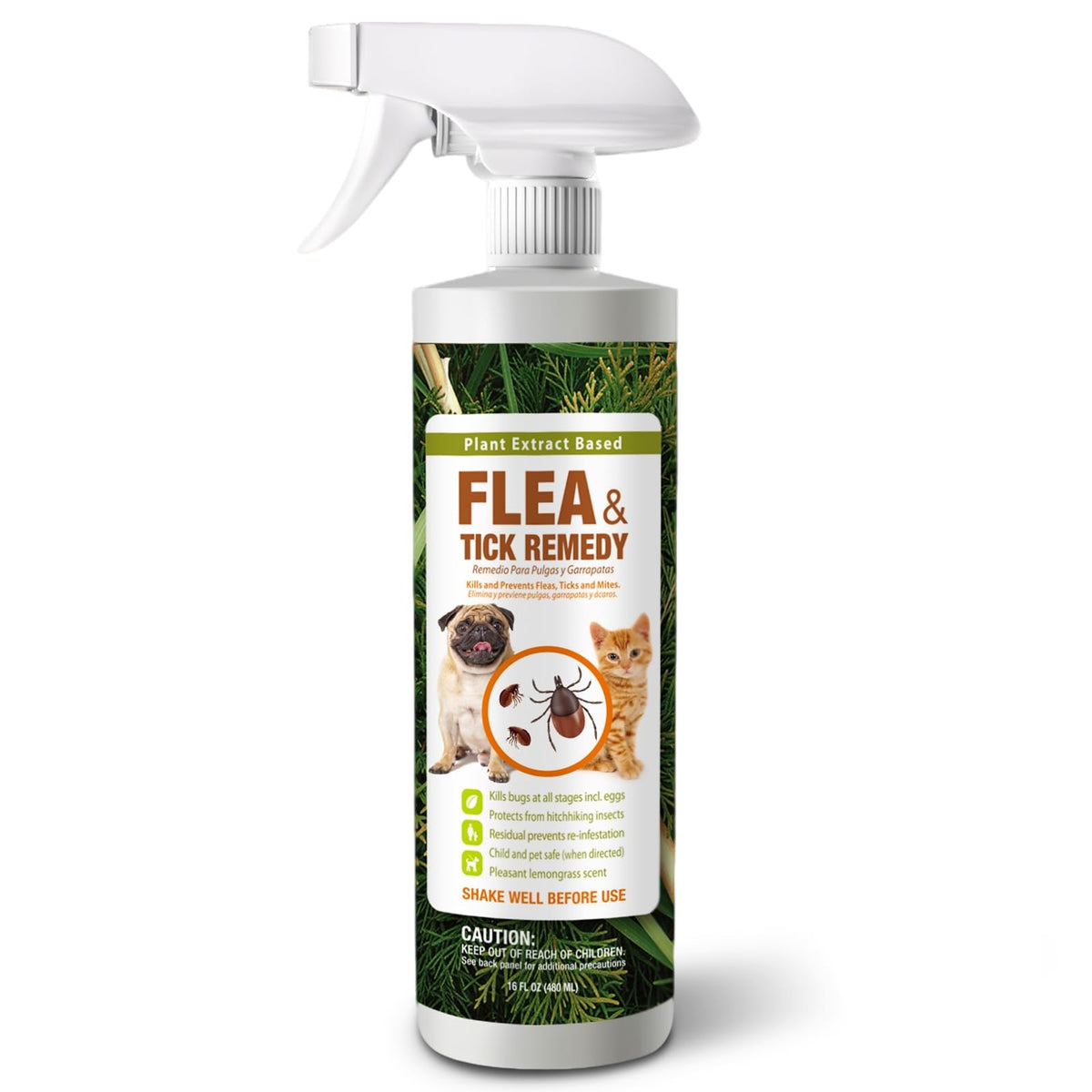 Flea & Tick Removal Spray 16oz J4995