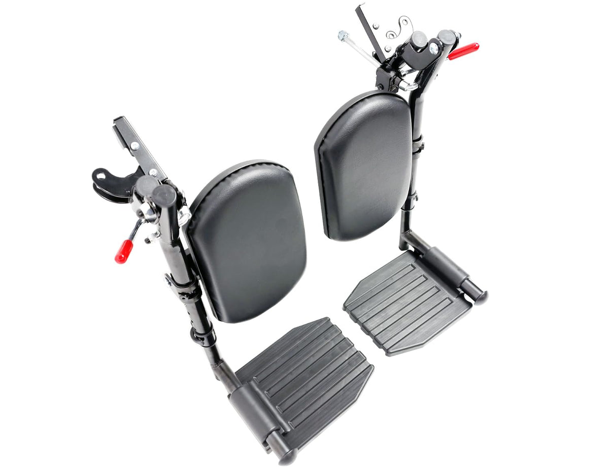 Black Padded Wheelchair Elevating Leg Rest K7102