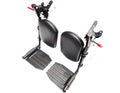 Black Padded Wheelchair Elevating Leg Rest K7102