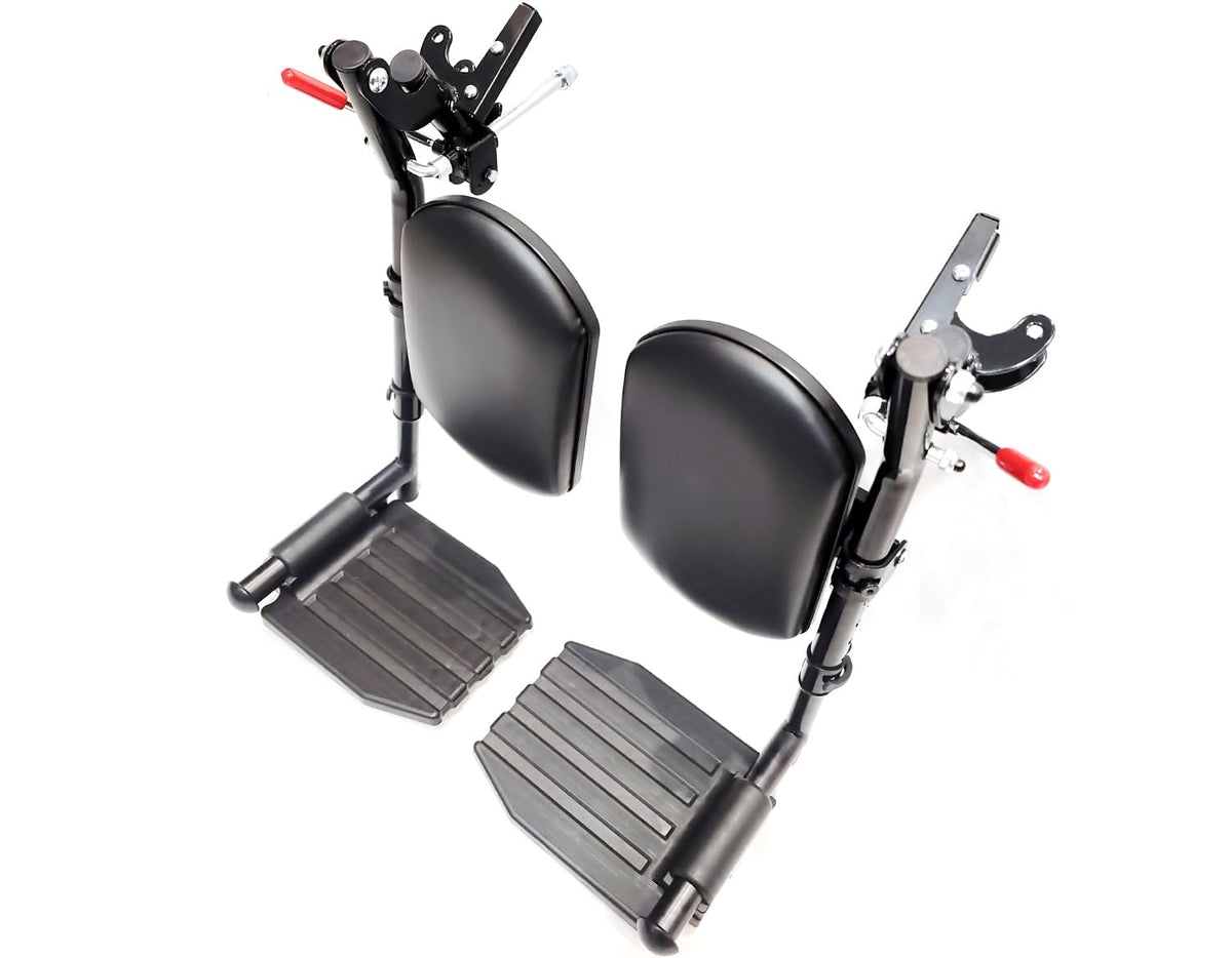 Black Padded Wheelchair Elevating Leg Rest K7102