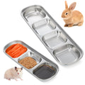 Stainless Multi-Grid Divided Feeding Tray 2 Pack E216