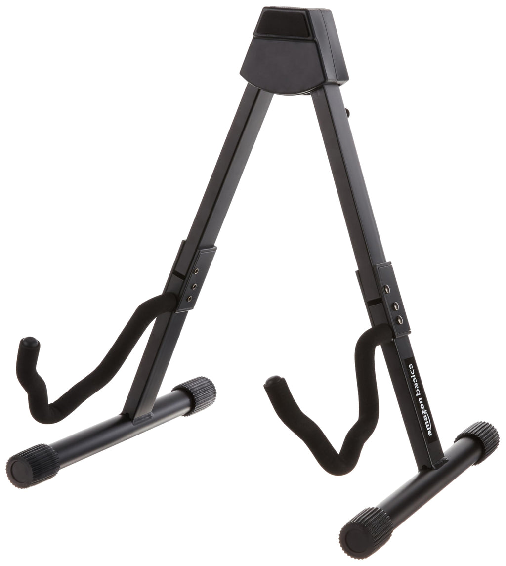 Adjustable Folding Guitar Stand with Padded Foam, Black J1773