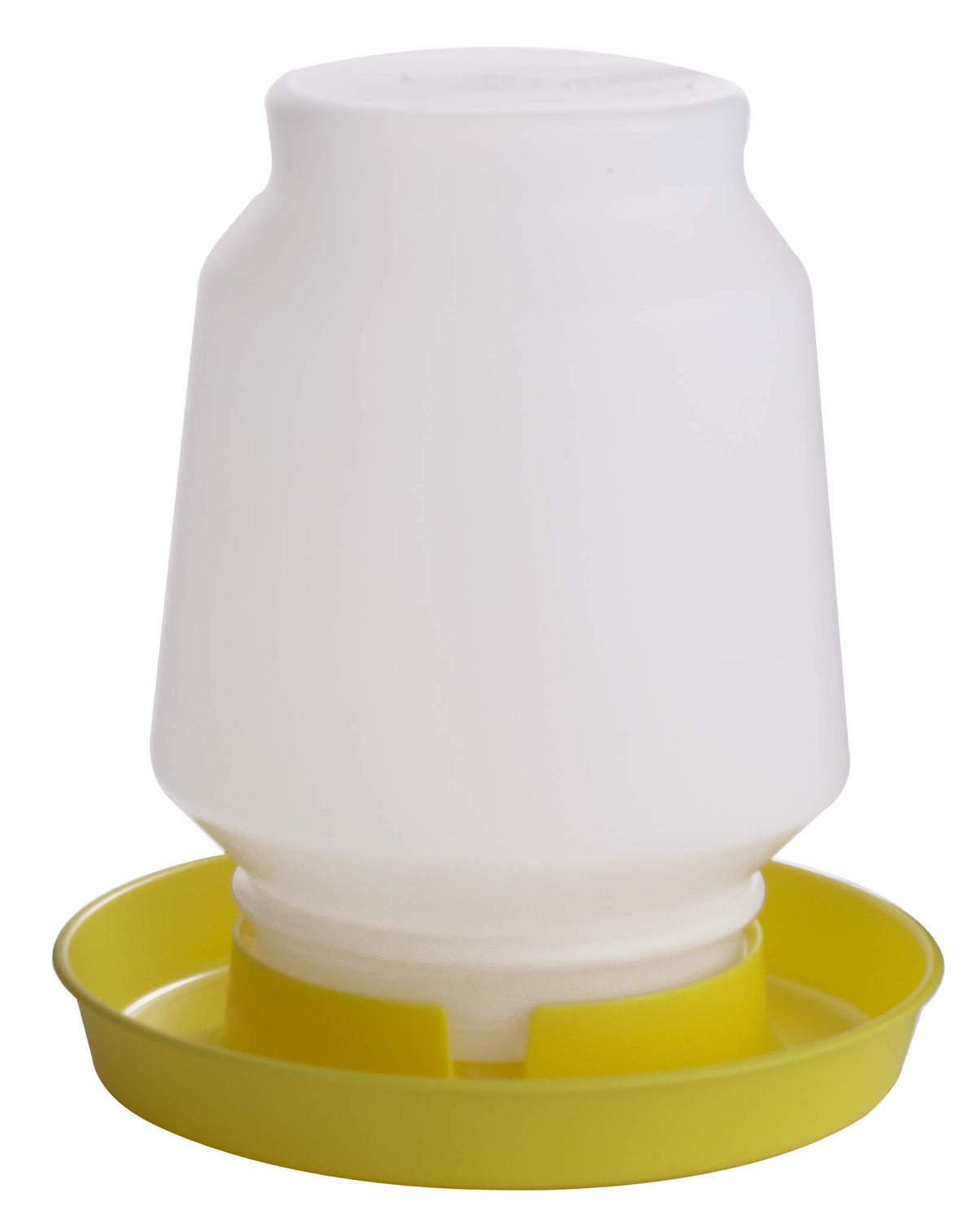 1 Gallon Yellow Plastic Poultry Waterer I829