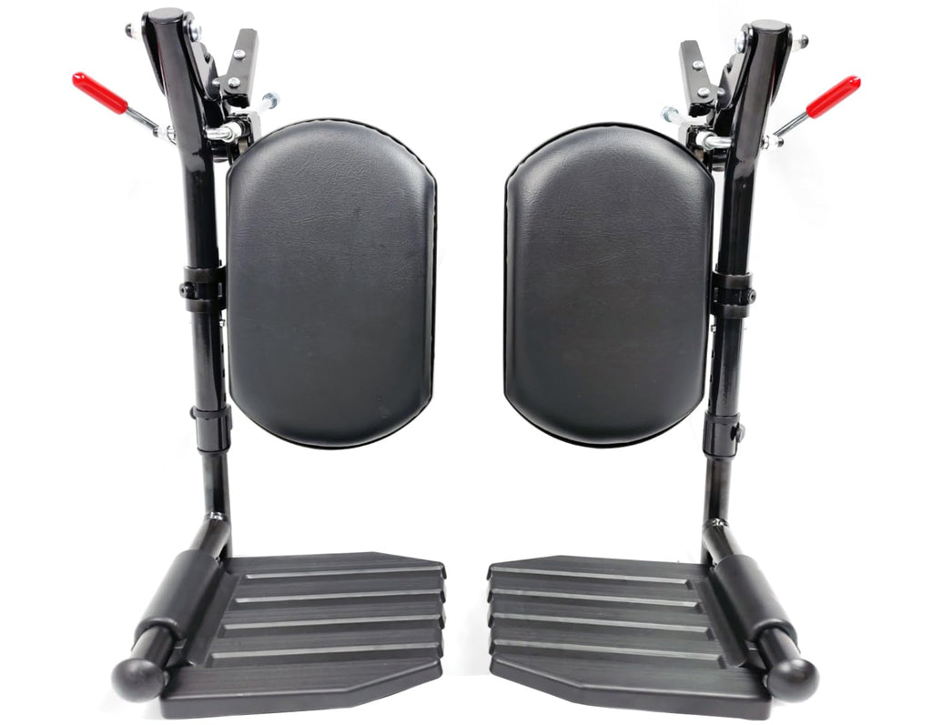 Black Padded Wheelchair Elevating Leg Rest K7102