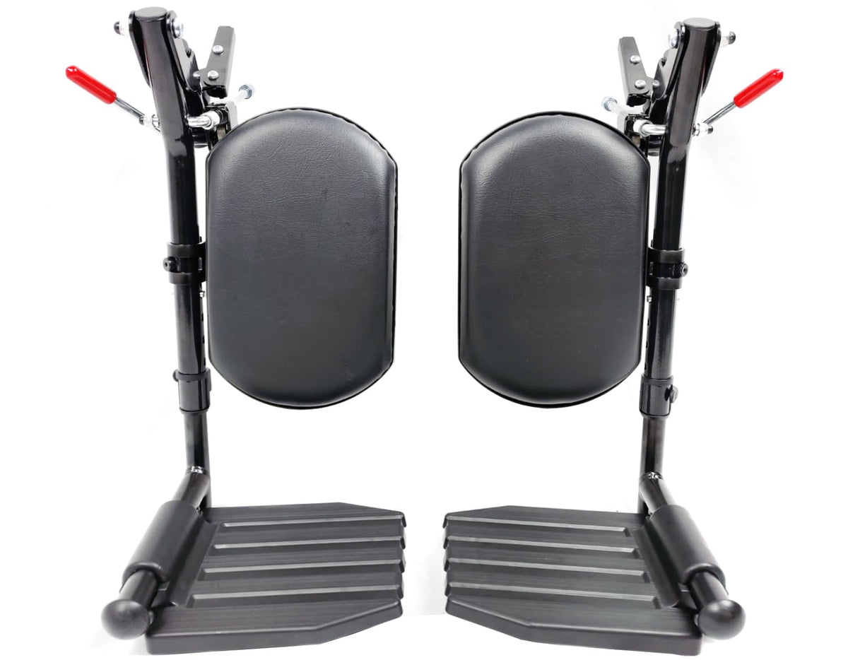 Black Padded Wheelchair Elevating Leg Rest K7102