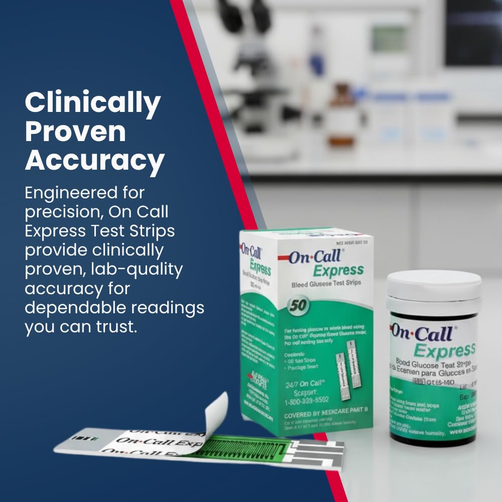 Blood Glucose Test Strips 50 Count Q3992