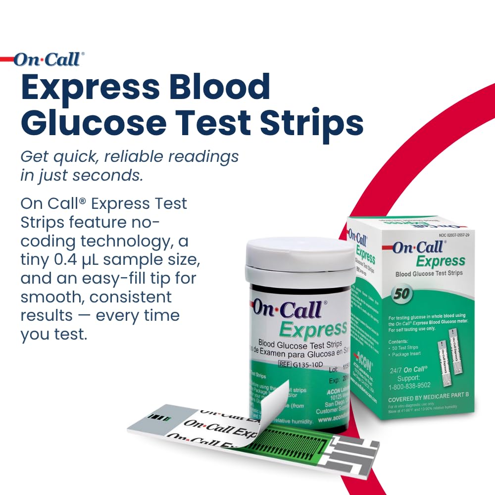 Blood Glucose Test Strips 50 Count Q3992