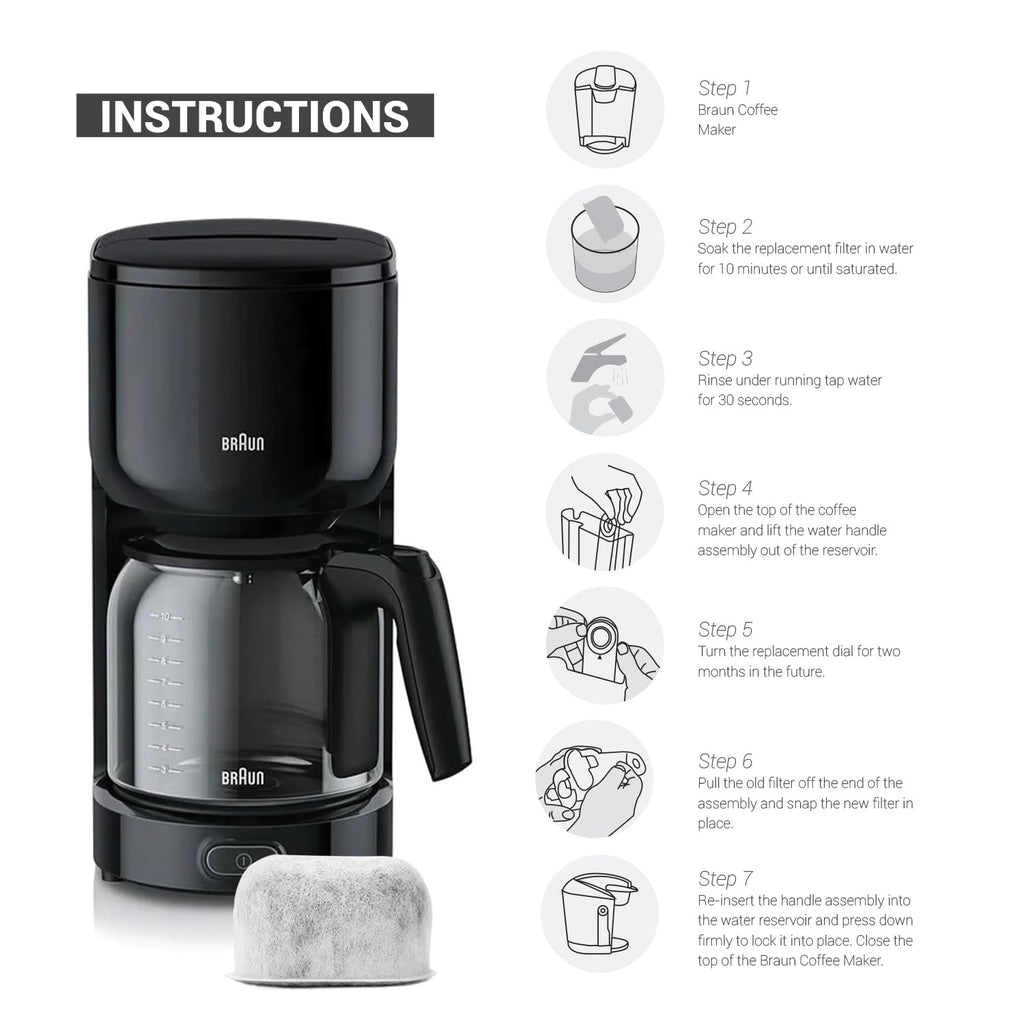 12-Pack Replacement Charcoal Water Filters C3619