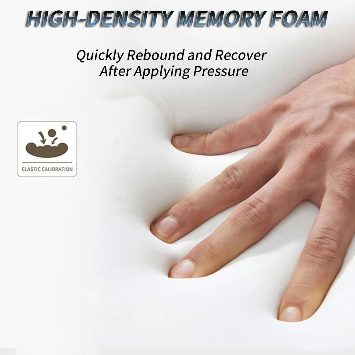 Black Memory Foam Wedge Seat Cushion F45216