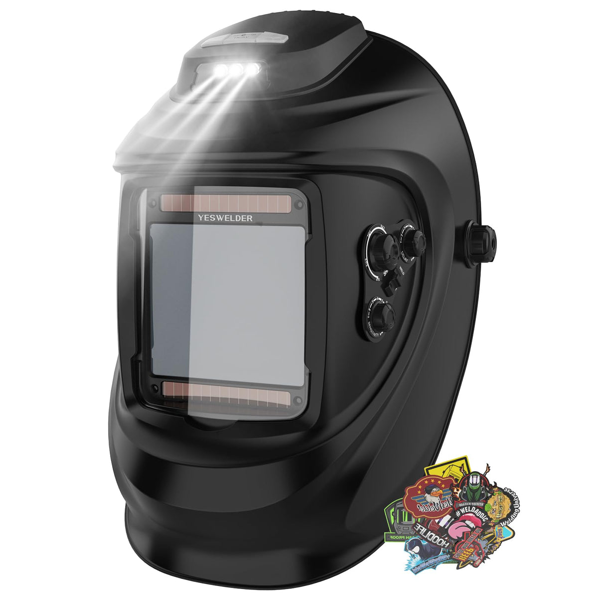 Welding Helmet with Fan and Work Light K889362
