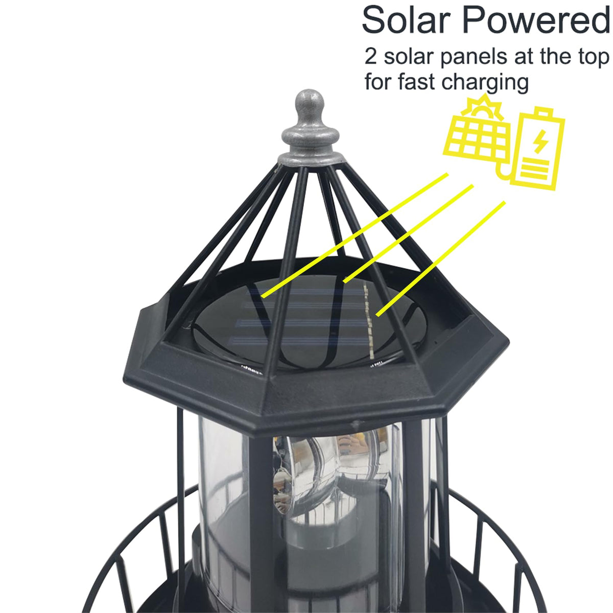 Solar Powered Lighthouse Z5127