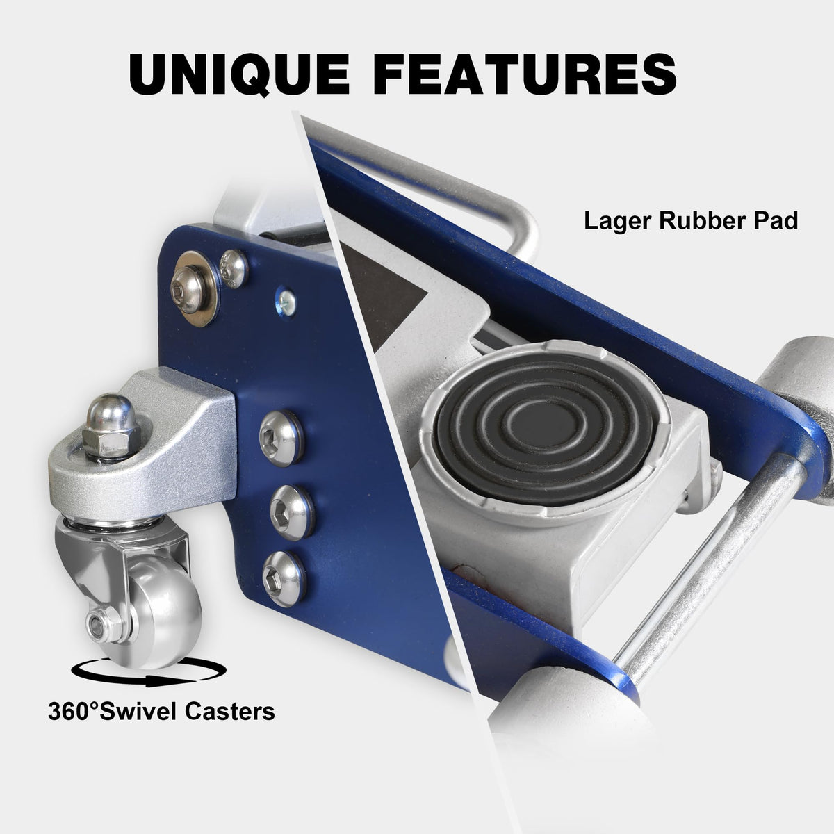 3 Ton Low Profile Aluminum and Steel Floor Jack with Jack Stands Q97989