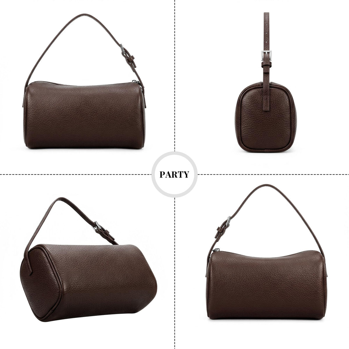 Small Vegan Leather Purse With Adjustable Strap G9974
