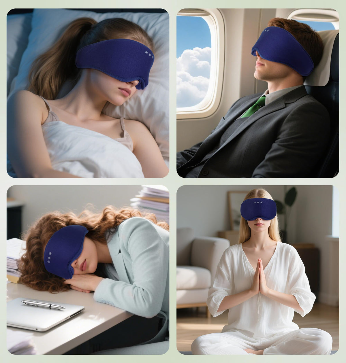 Bamboo Cotton Bluetooth Sleep Mask H421