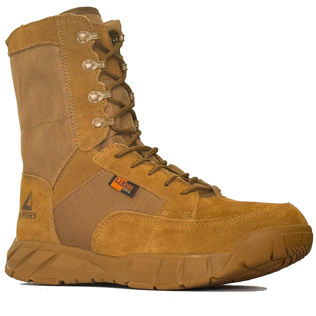 Coyote Brown Lace Up Tactical Boots L473059