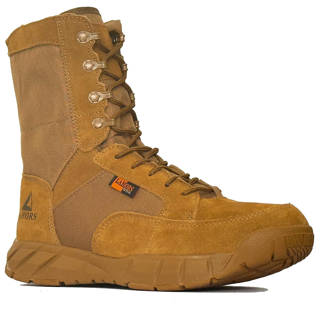 Coyote Brown Lace Up Tactical Boots L473059