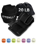 Adjustable Ankle Weights 1 Pair 5 10 15 18 20 Lbs L626