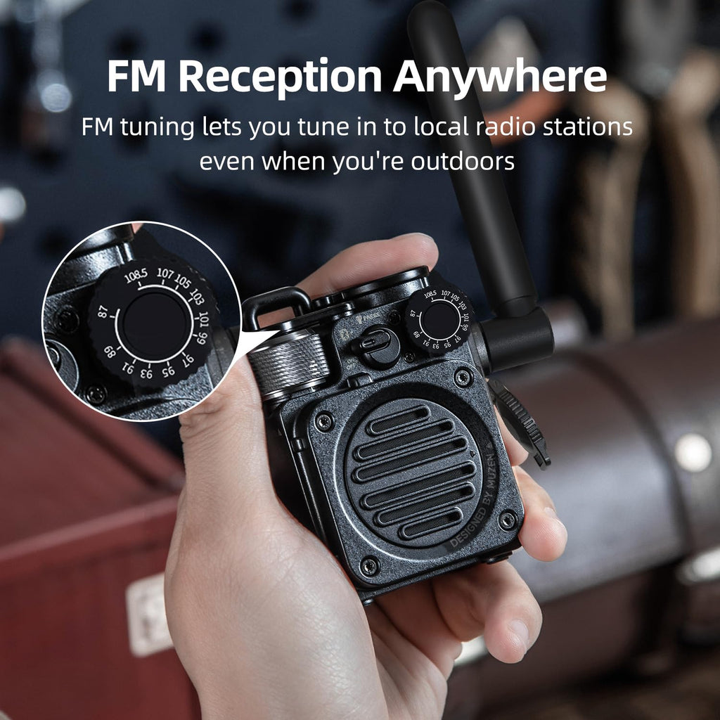 Portable Wireless Bluetooth Speaker with FM Radio D1614