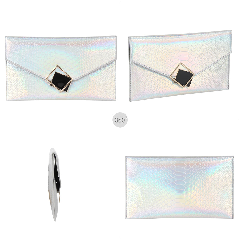 Genuine Leather Envelope Clutch G14408