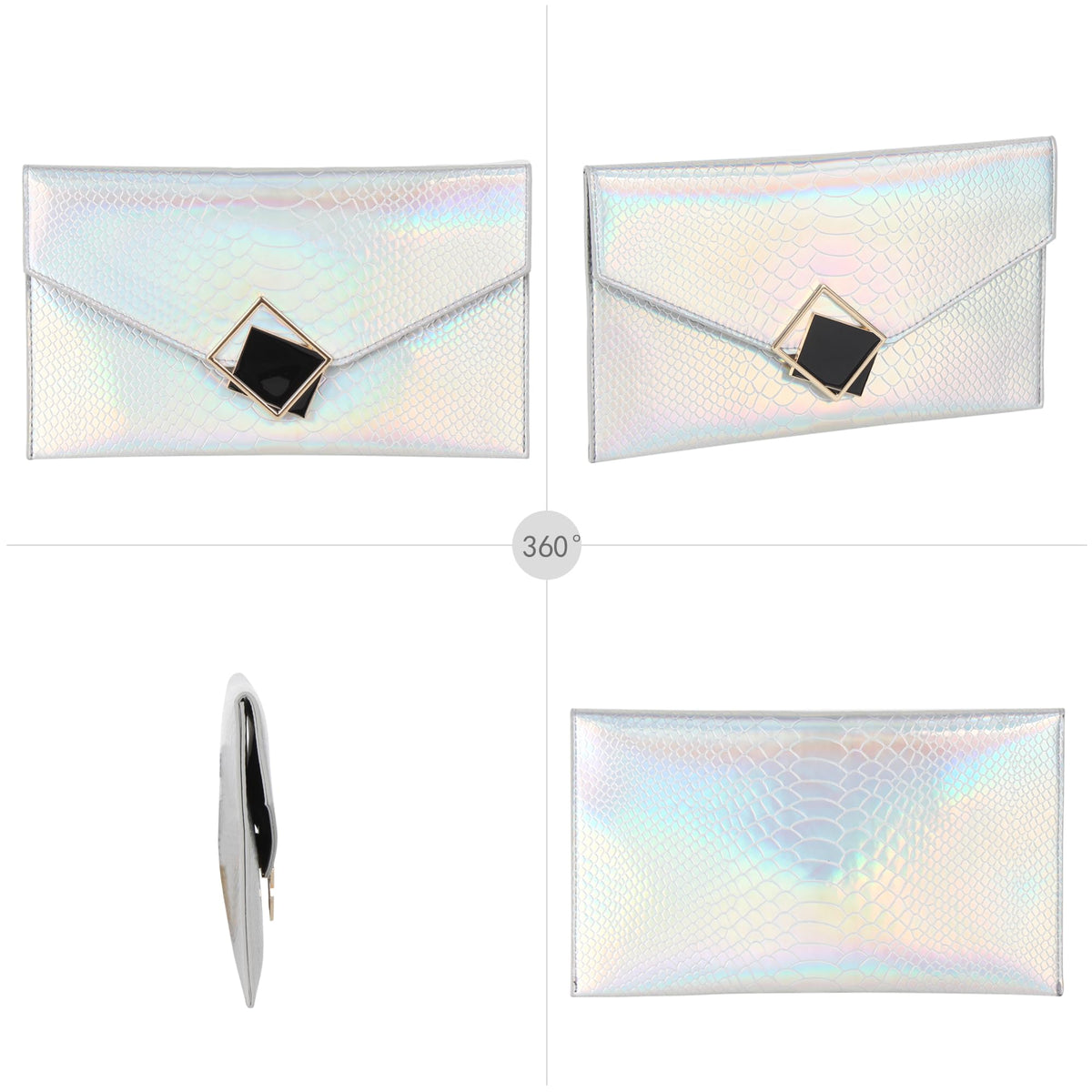 Genuine Leather Envelope Clutch G14408
