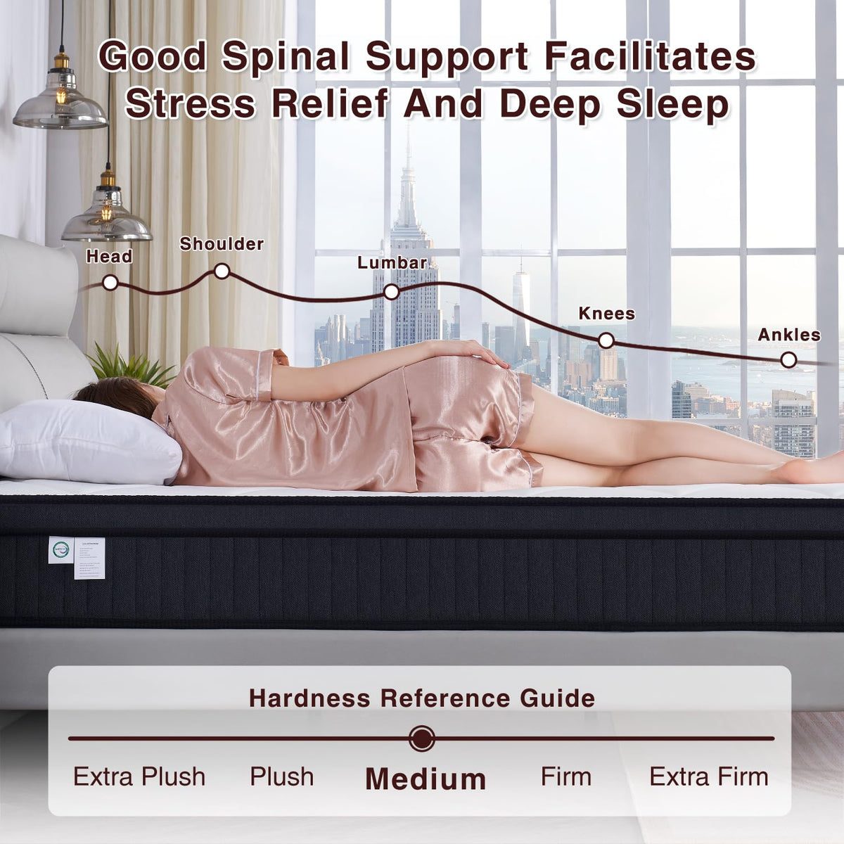 Full Size 12 Inch Hybrid Mattress N60137