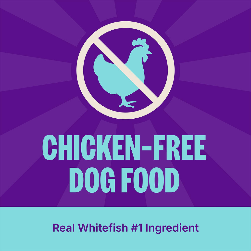 Dry Dog Food Whitefish and Brown Rice 4 lb Bag E622418