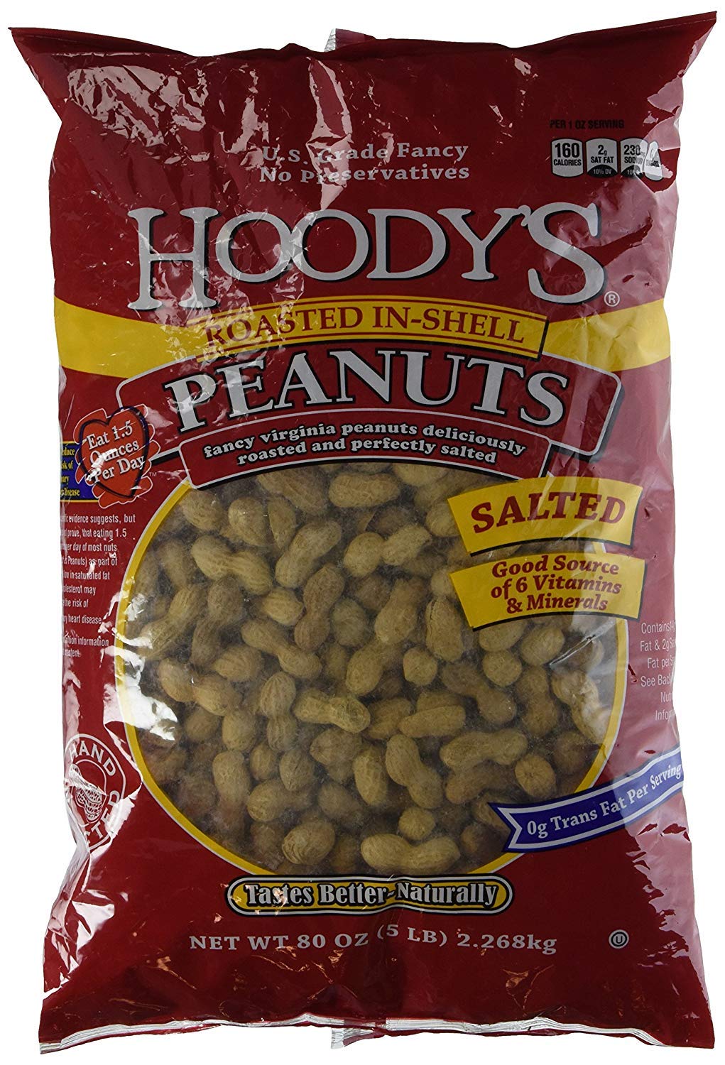 Salted Roast Peanuts 5 Pounds F76166