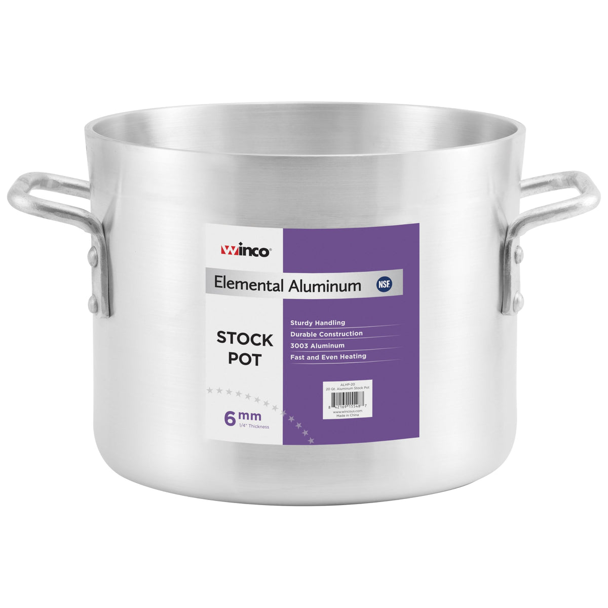 6.0mm Aluminum Stock Pot, 40-Quart K503194
