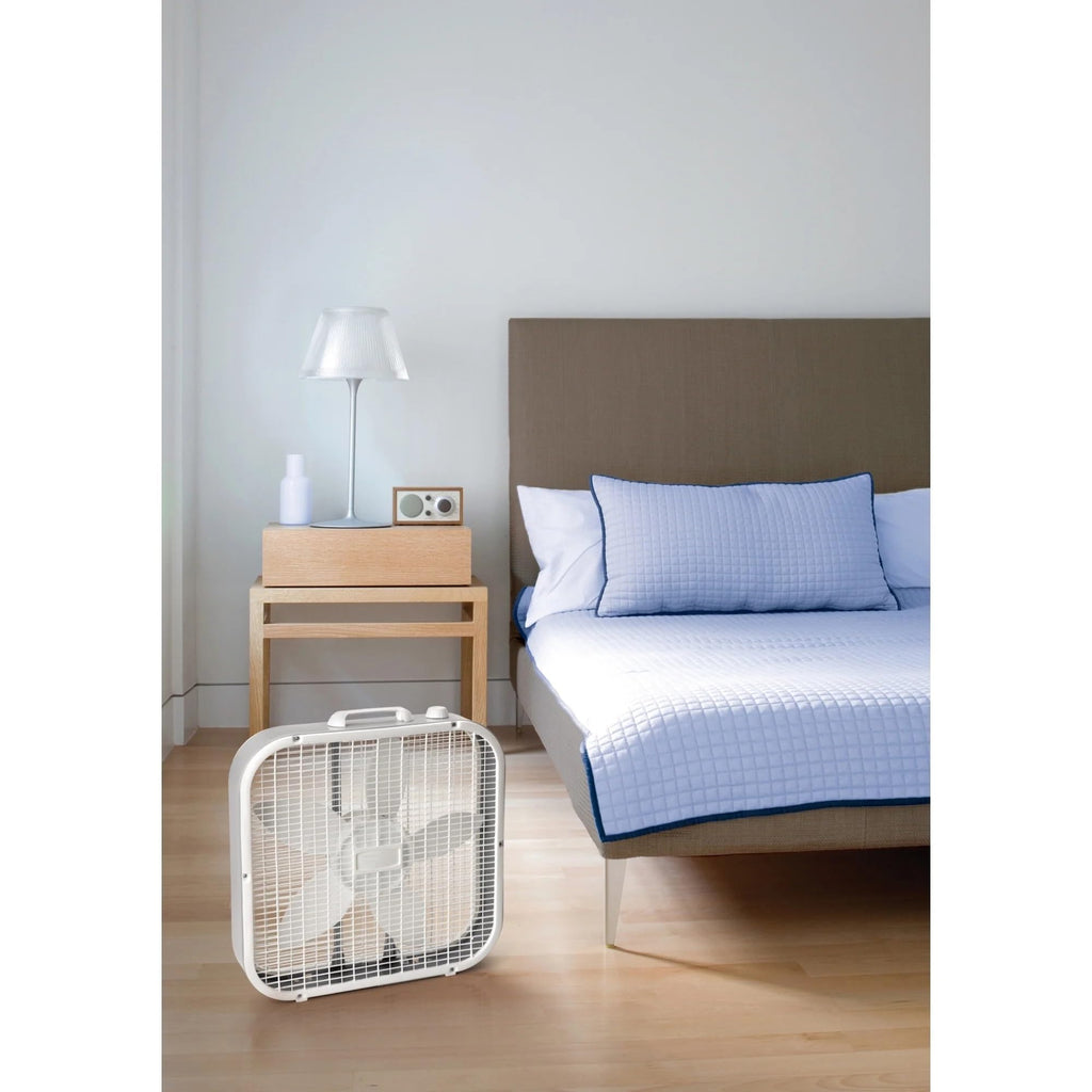 20 Inch 3 Speed White Box Fan V23587